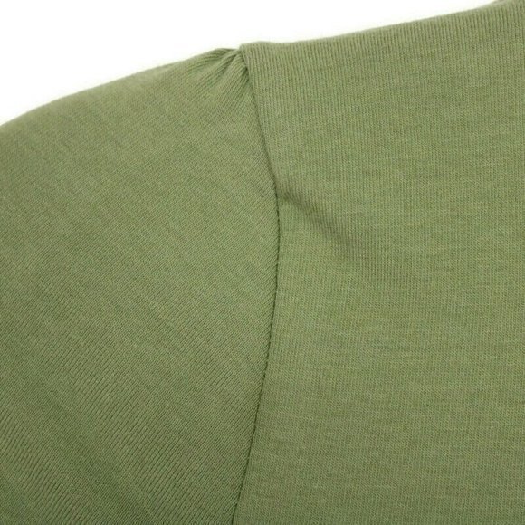 LuLaRoe Nicole Fit & Flare A-Line‎ Dress Olive Green XS - Picture 11 of 12